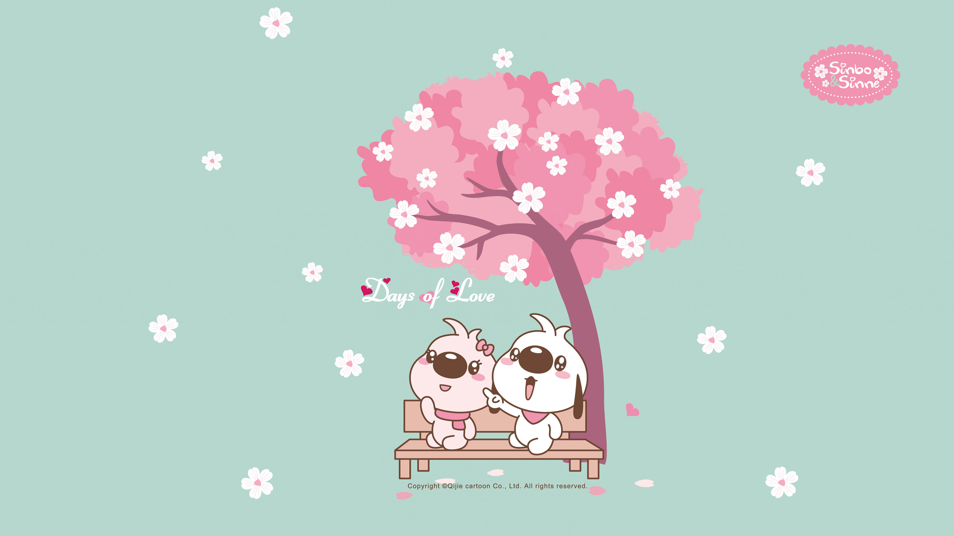 辛巴狗爱情系列桌面壁纸图片-卡通动漫-壁纸下载-美桌网