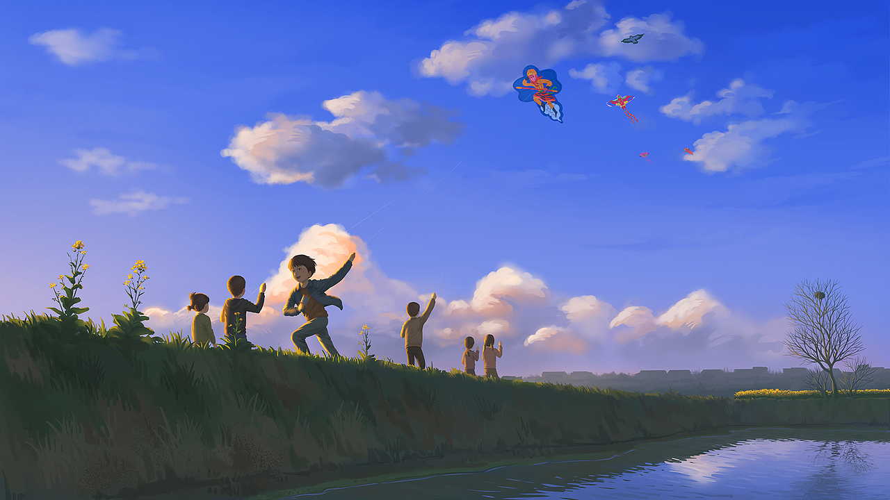 童年回忆 壁纸福利 明信片