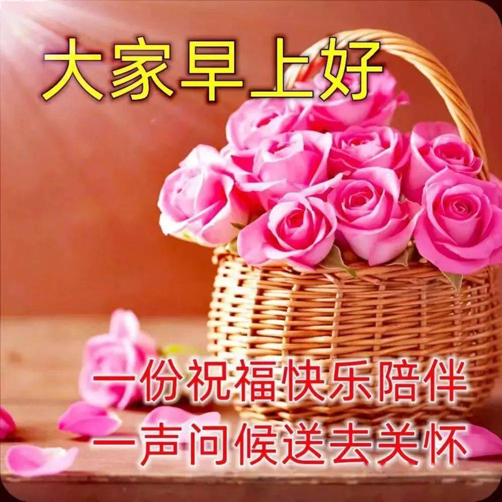 今日最新早上好表情图片大全祝福牵挂,情谊久久!