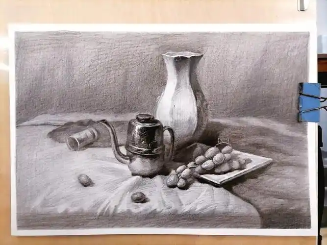 零基础素描  #素描画  #静物素描