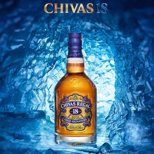 食品酒饮 酒类 洋酒 详情chivas 芝华士 18年苏格兰威士忌,容量为500