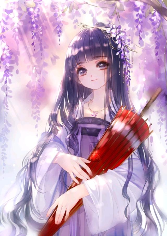 古风/汉服动漫图片,当二次元美少女遇上中国风,眼中全是佳人!