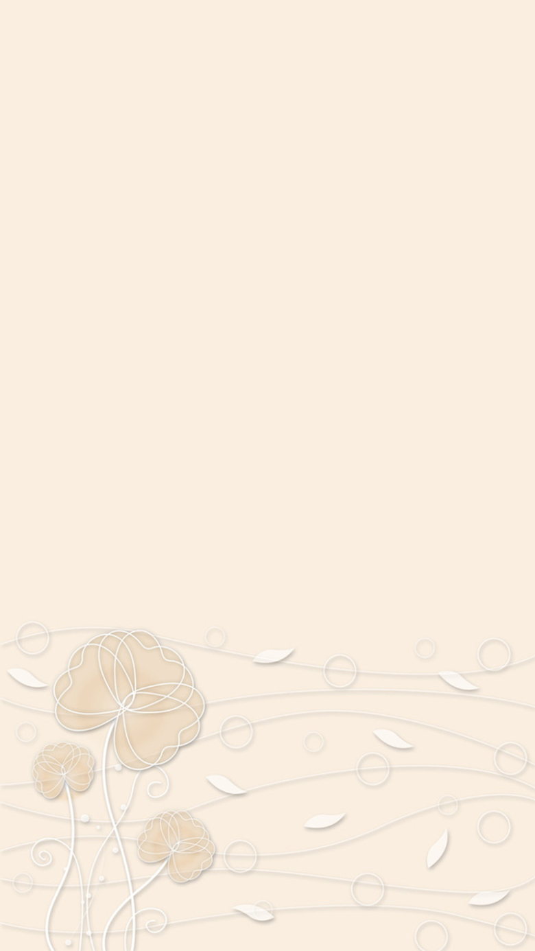 粉色花朵素雅文艺简约h5