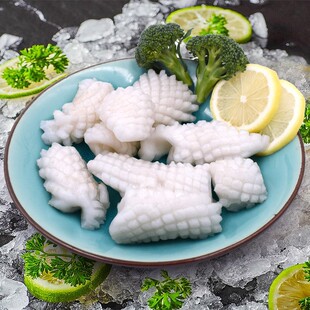 舟山鱿鱼卷 新鲜切花目鱼花深海捕乌贼鱿鱼海鲜水产火锅食材包邮