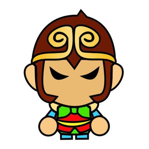 q版孙悟空简笔画步骤图齐天大圣孙悟空简笔画教程怎么画孙悟空的简笔