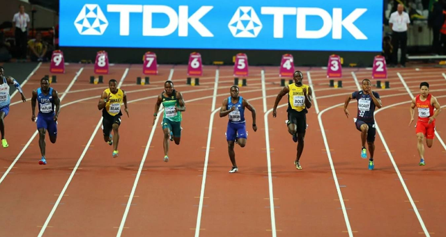 男子50米短跑的世界纪录是5秒56.女子50米世界纪录5秒36.