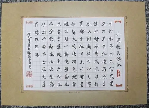 《水调歌头游泳》刘馨阳 国防科技大学附属小学