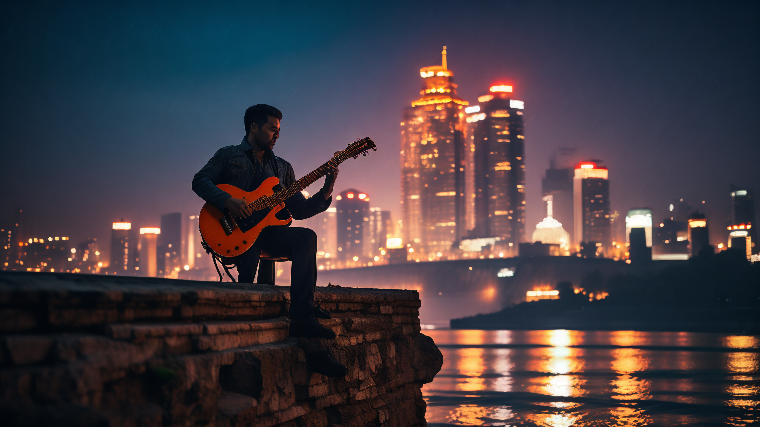 沉浸在孤独摇滚的旋律里,喜多城市的夜景仿佛也跳动着音符