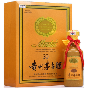 贵州茅台酒 飞天茅台年份陈酿30年 53度酱香型白酒 500ml装