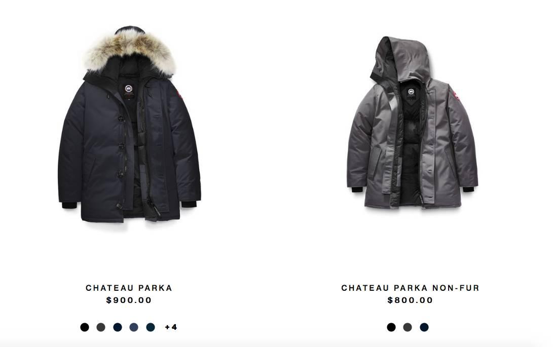 图片来源:加拿大鹅官网