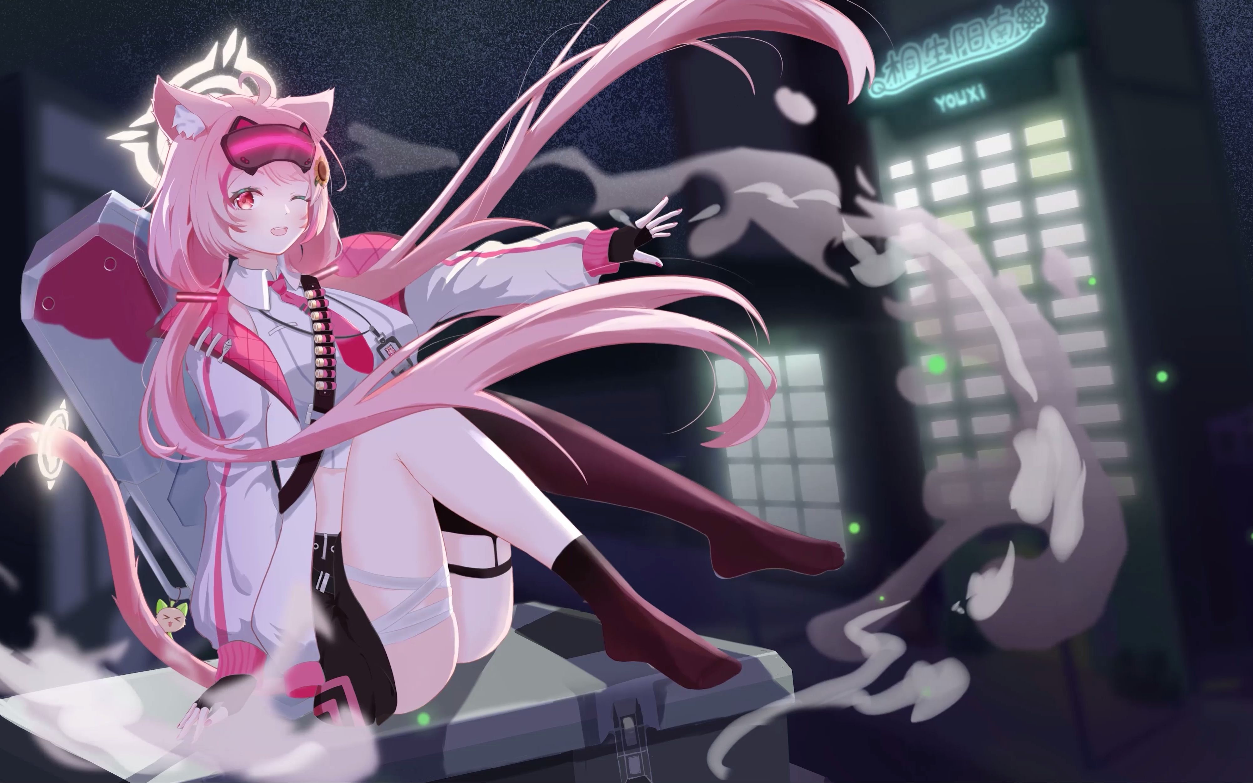 【4k动态壁纸】要来一起吹吹风嘛