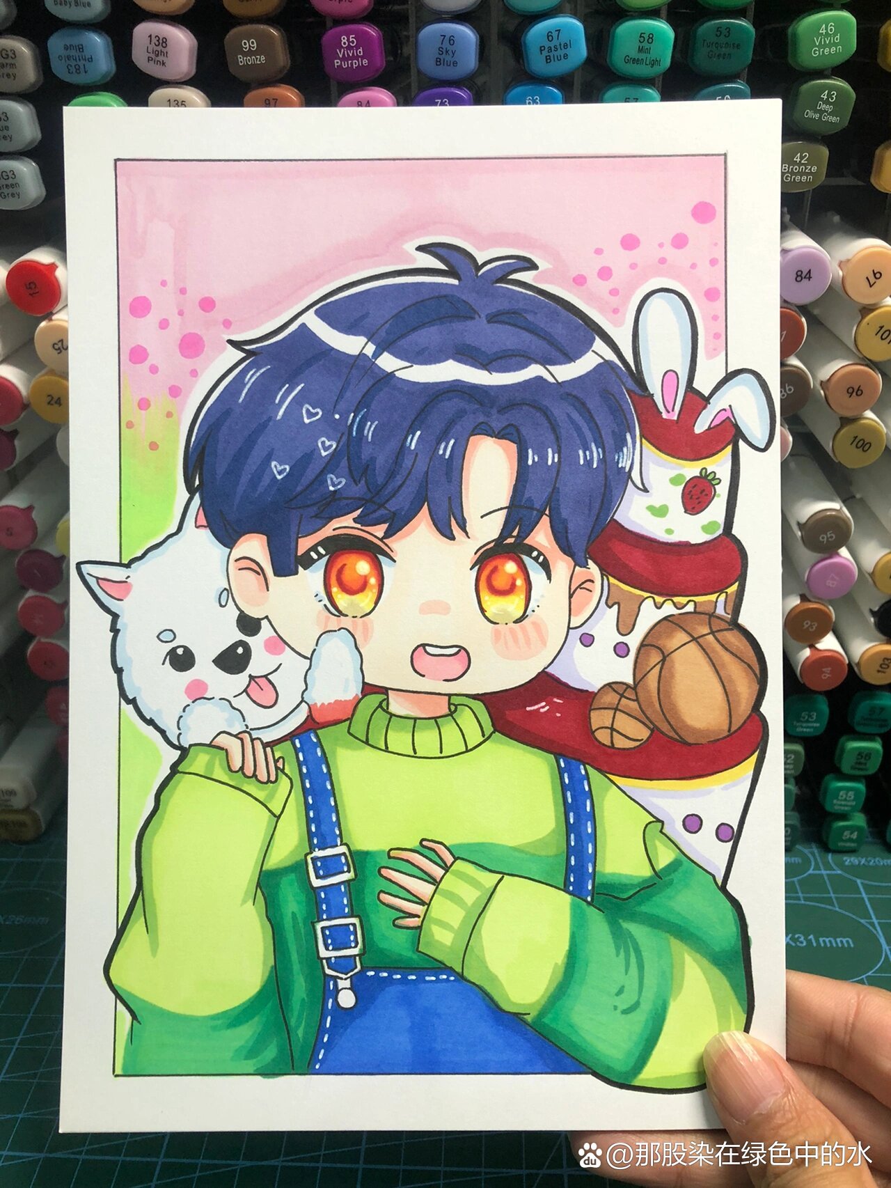 q版动漫男生人物|全男生系列•临摹卡 尺寸:a5 张数:40