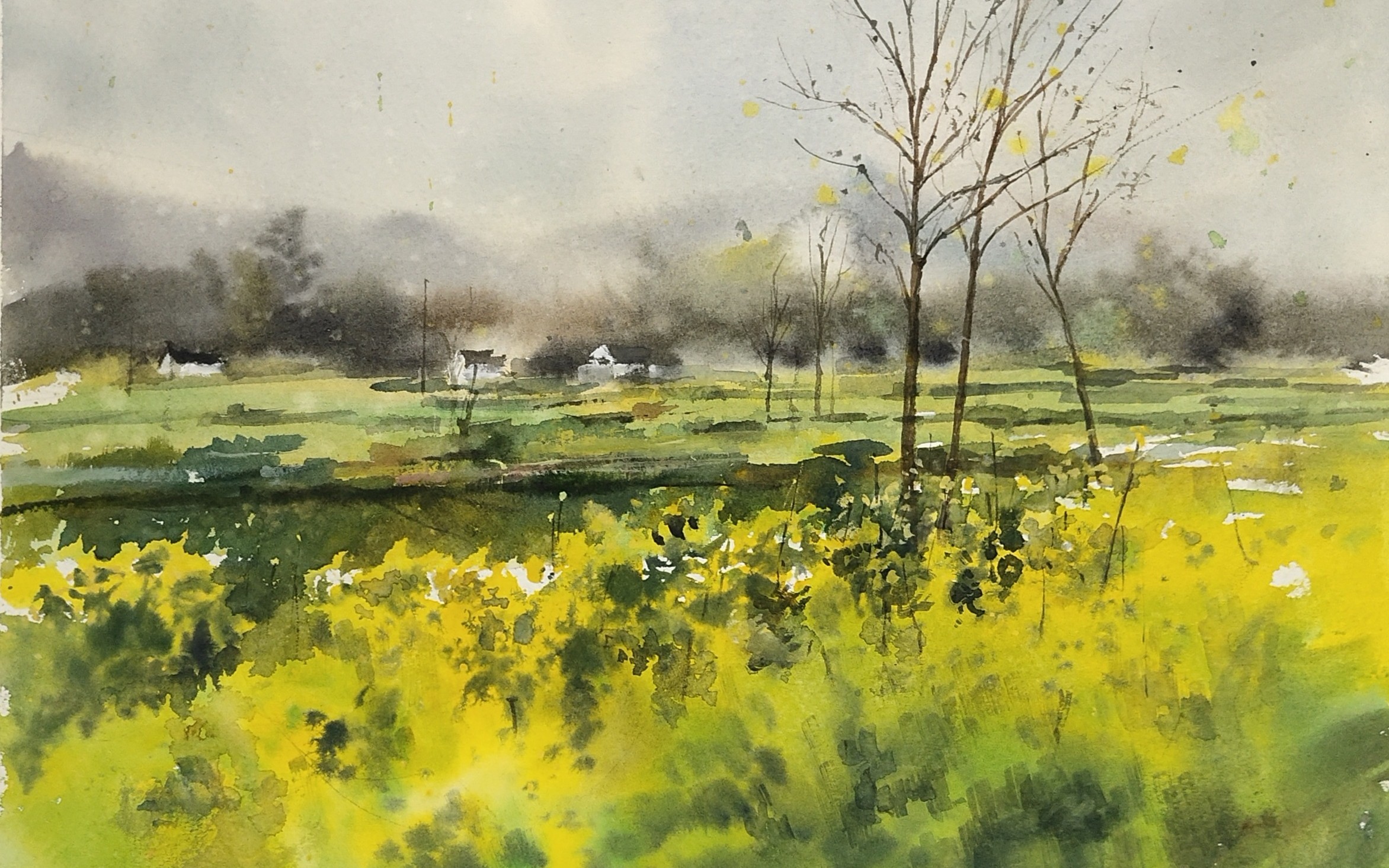 皮皮的水彩风景教程 春天系列