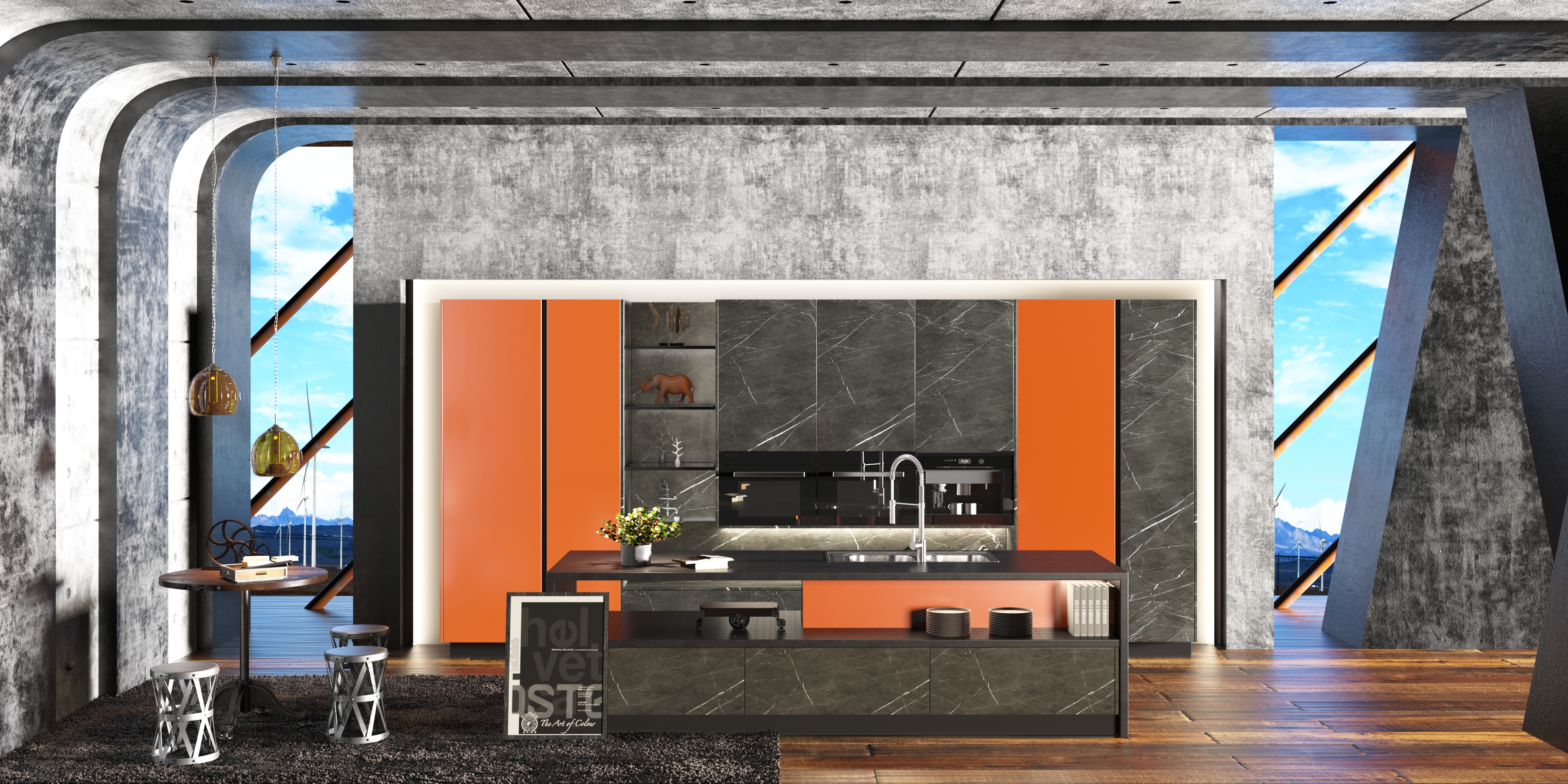 不锈钢厨房整体橱柜怎样 不锈钢橱柜高端品牌森歌探索空间新美学