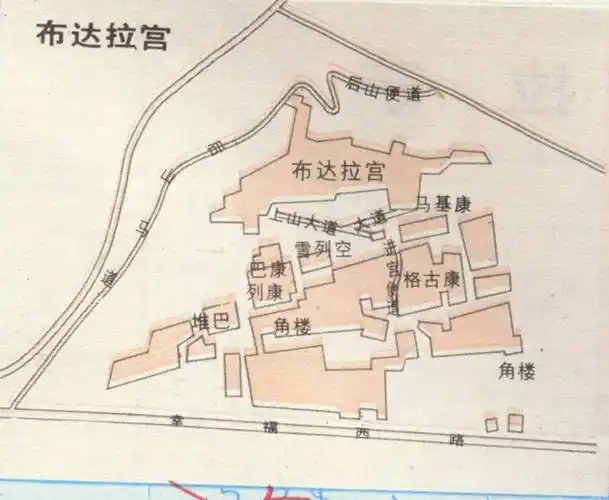 布达拉宫平面图全图查询