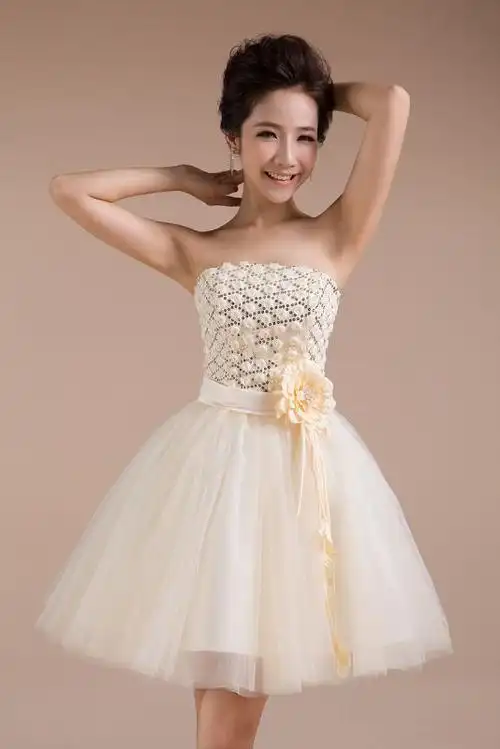 新款春夏装 抹胸 小礼服短裙 姐妹伴娘裙