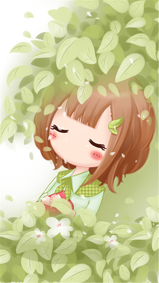 可爱美丽的小薇 头像 美图 女生 壁纸 锁屏 萌萌图 插画