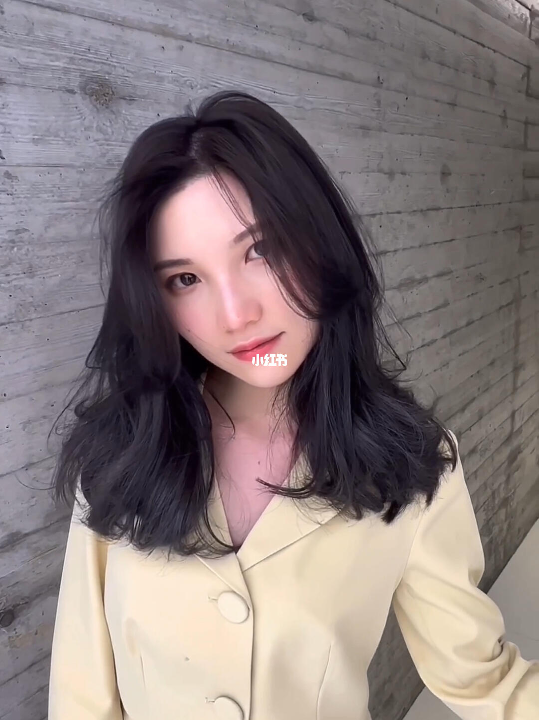 烫型不烫卷中长发烫发发型