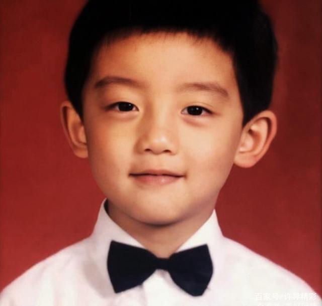 郑恺的小时候,从小就是帅哥啊. 张智霖