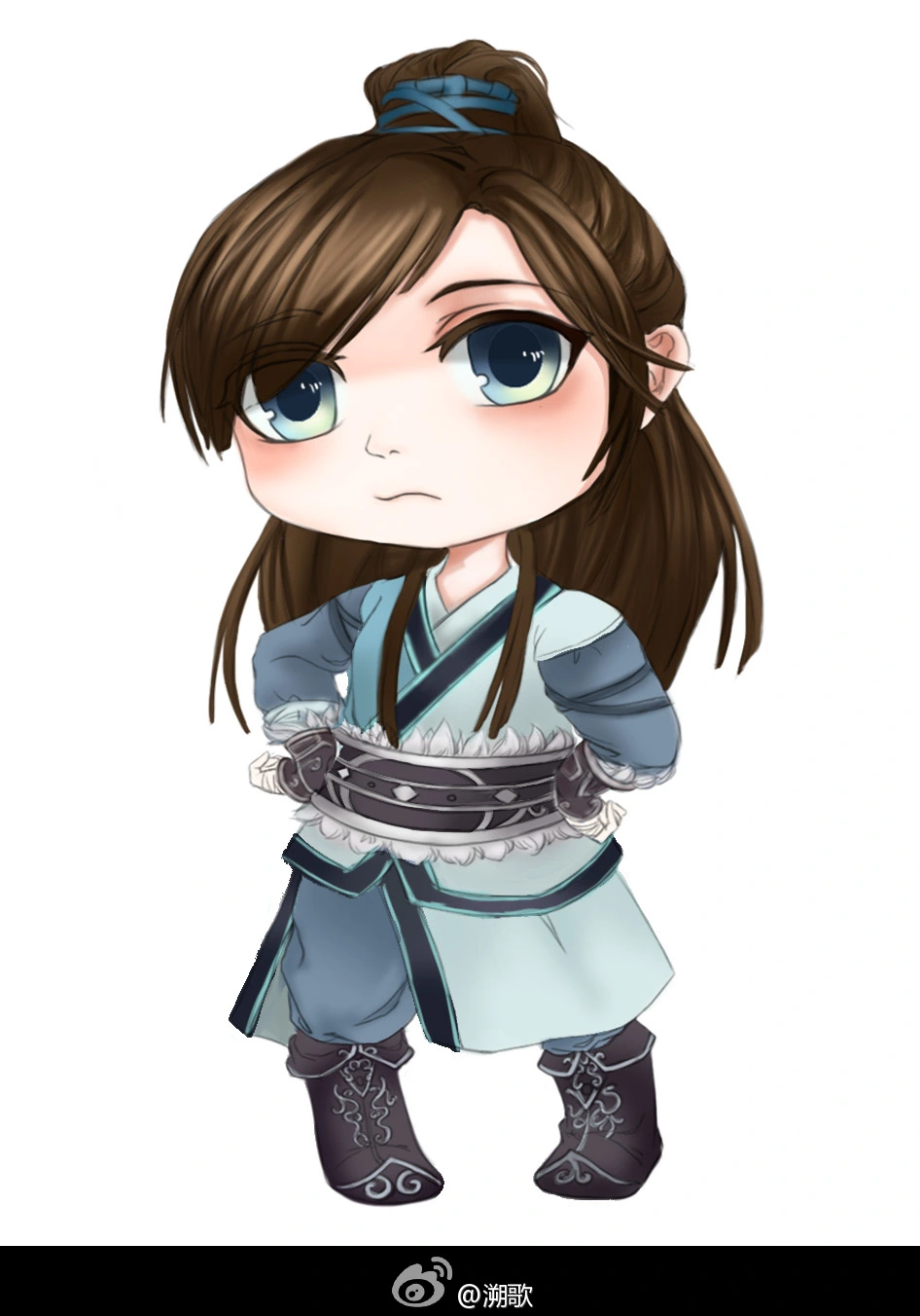 天涯明月刀 q版太白小哥同人涂鸦一枚