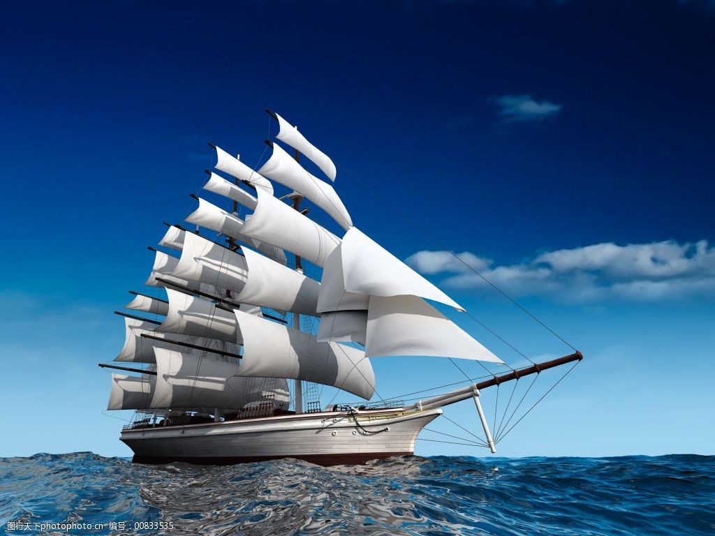 关键词:一帆风顺装饰画图免费下载 大海 帆船 蓝天白云 室内装饰画