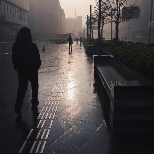 阴雨天过后的早晨