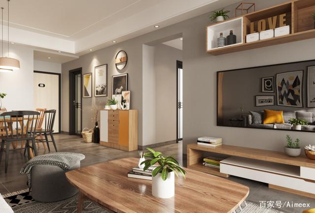 93㎡的小家,精巧可爱小户型,原木北欧风,特别喜欢!