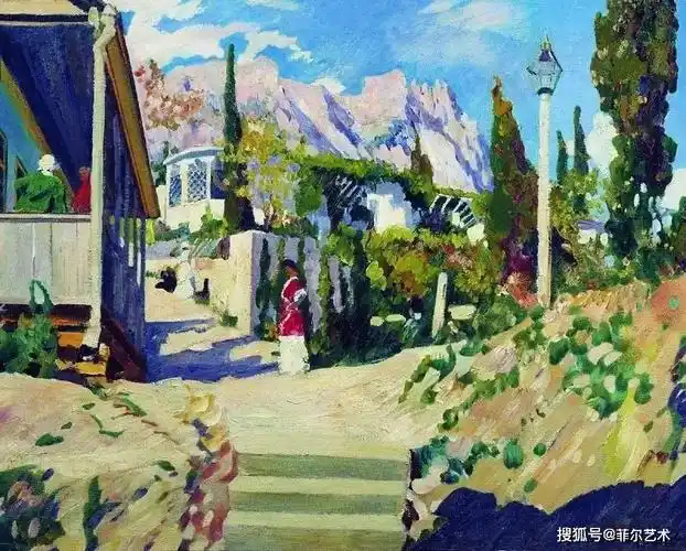 俄罗斯印象派画家谢尔盖·维诺格拉多夫风景油画作品赏析