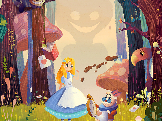 儿插练习 爱丽丝梦游仙境