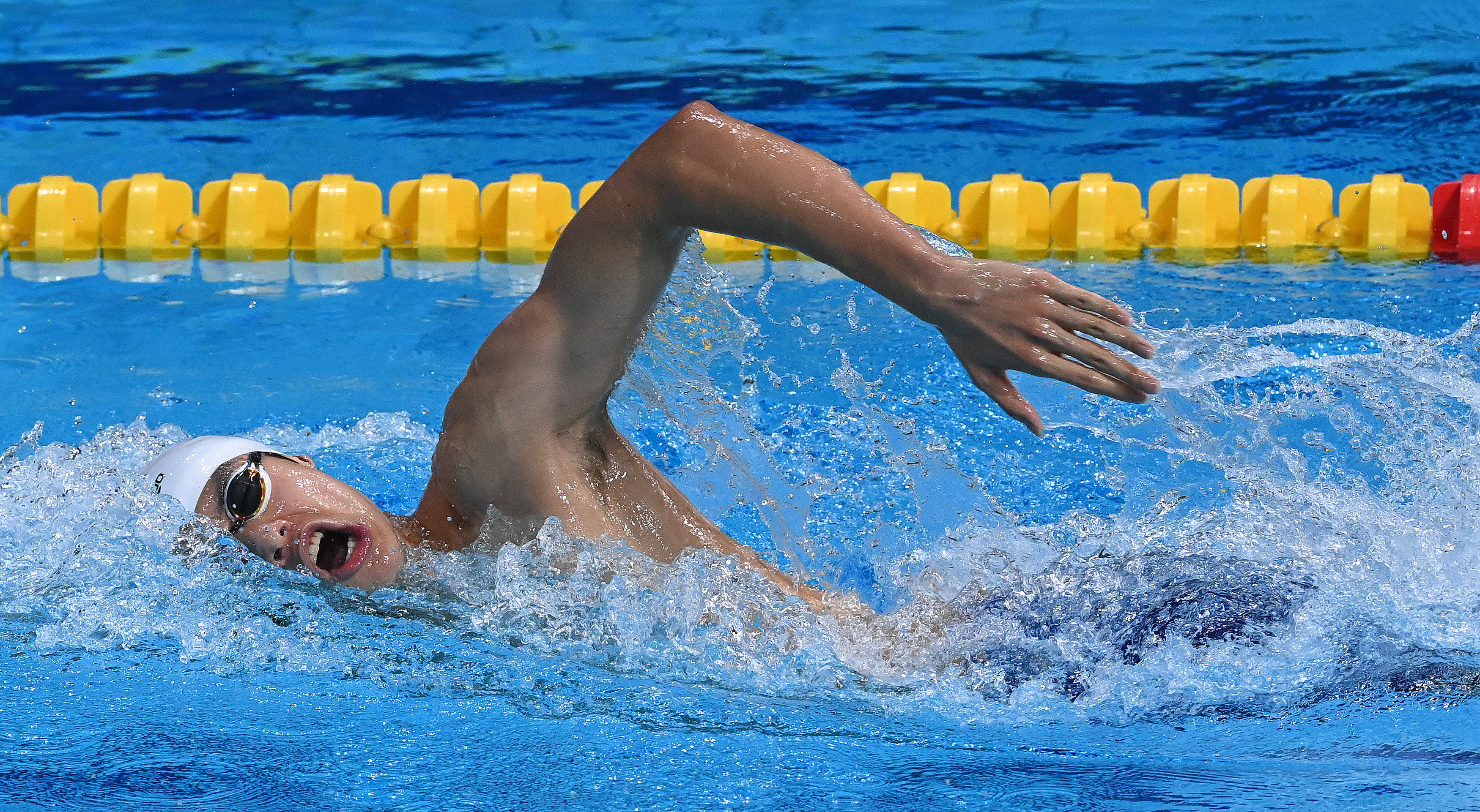 游泳——男子1500米自由泳预赛赛况_新华社