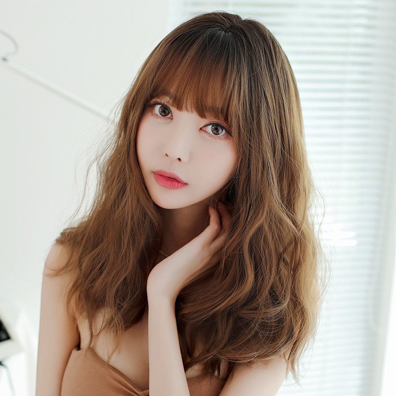 假发女中长发超自然蓬松逼真可爱大波浪隐形无痕玉米烫仿真长卷发