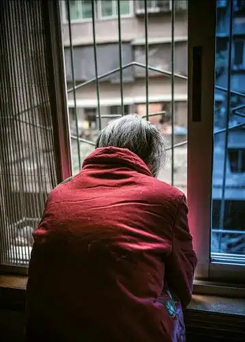 感叹那些年逾古稀的老人,孤寂的眼神和孤零零的背影,以及他们身后