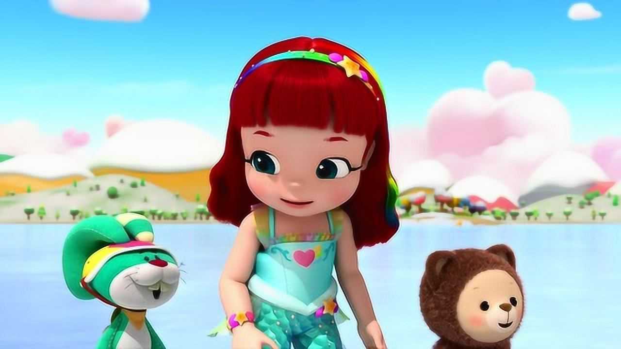 《彩虹宝宝》一看就知道彩虹宝宝是个滑冰高手!