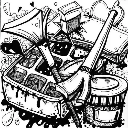 设计构成点线面作品