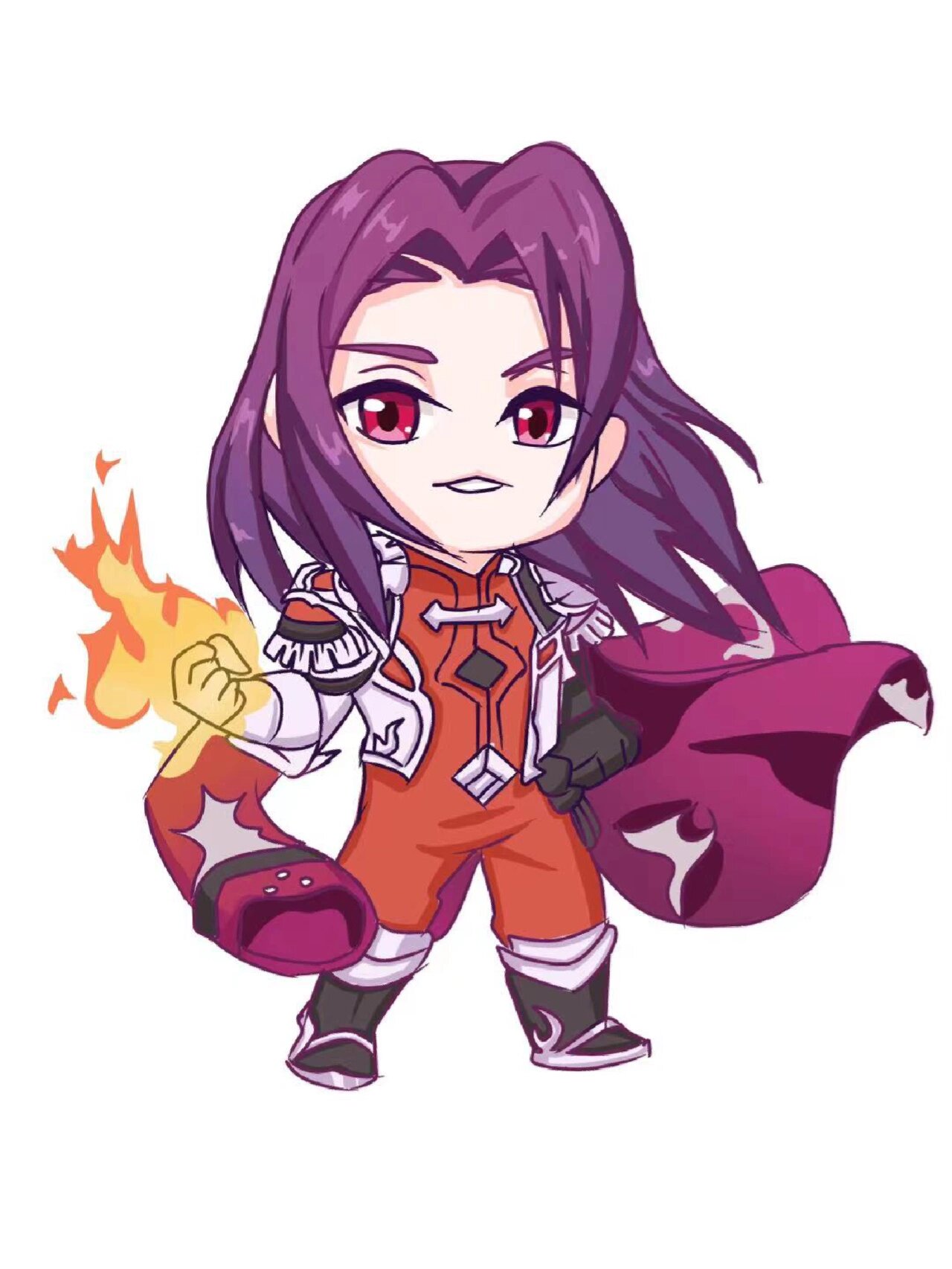 手绘王者荣耀英雄周瑜