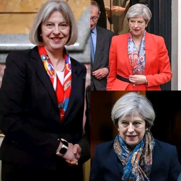 被"英国首相梅姨"惊艳了:白发不染,不穿老年装,美得优雅得体