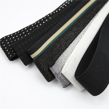 黑色玉米纹松紧带 高品质超宽松紧带腰封腰带束腰皮筋弹力带包邮