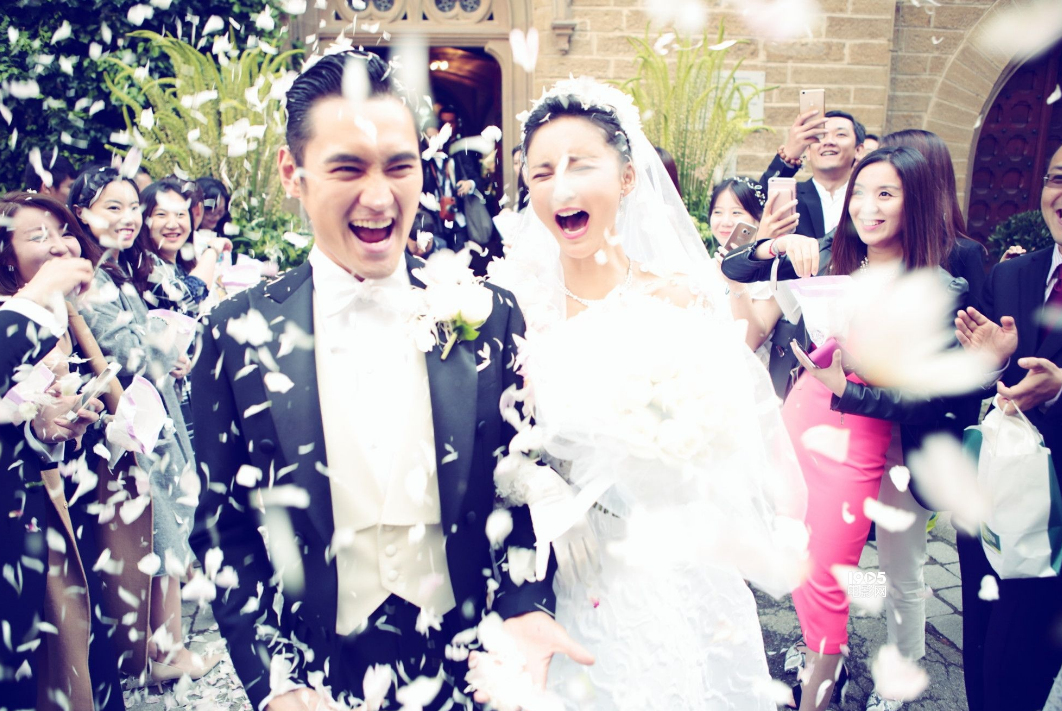 袁弘张歆艺婚礼,伴郎伴娘团颜值超高,看了让人想结婚!