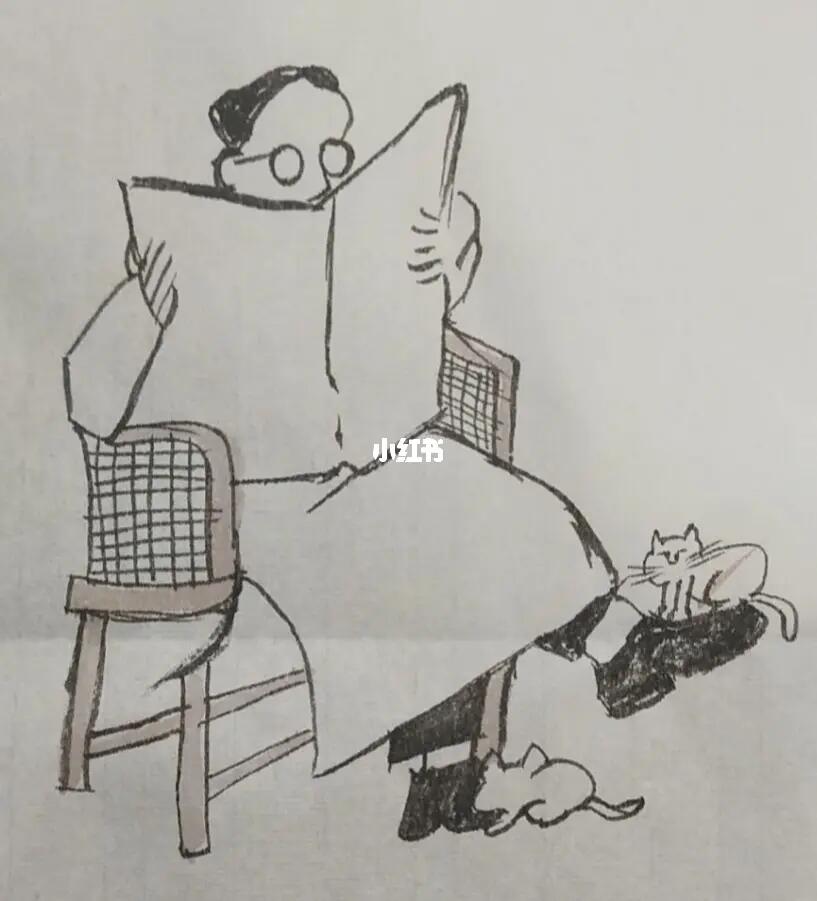 临摹丰子恺老师漫画1