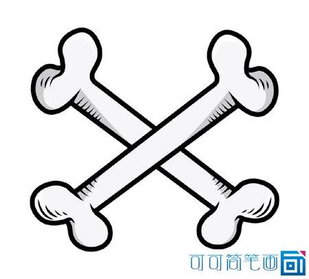 q版骨骼的简笔画