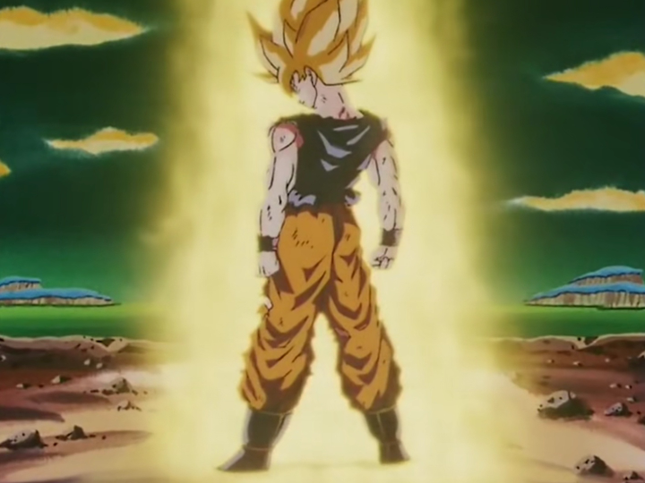 超级赛亚人第一次变身