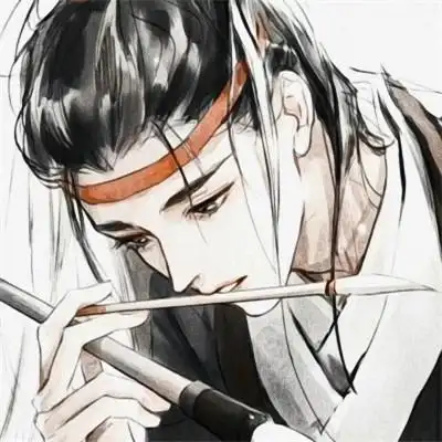 超仙手绘古风动漫男头图片_男生动漫头像_头像屋
