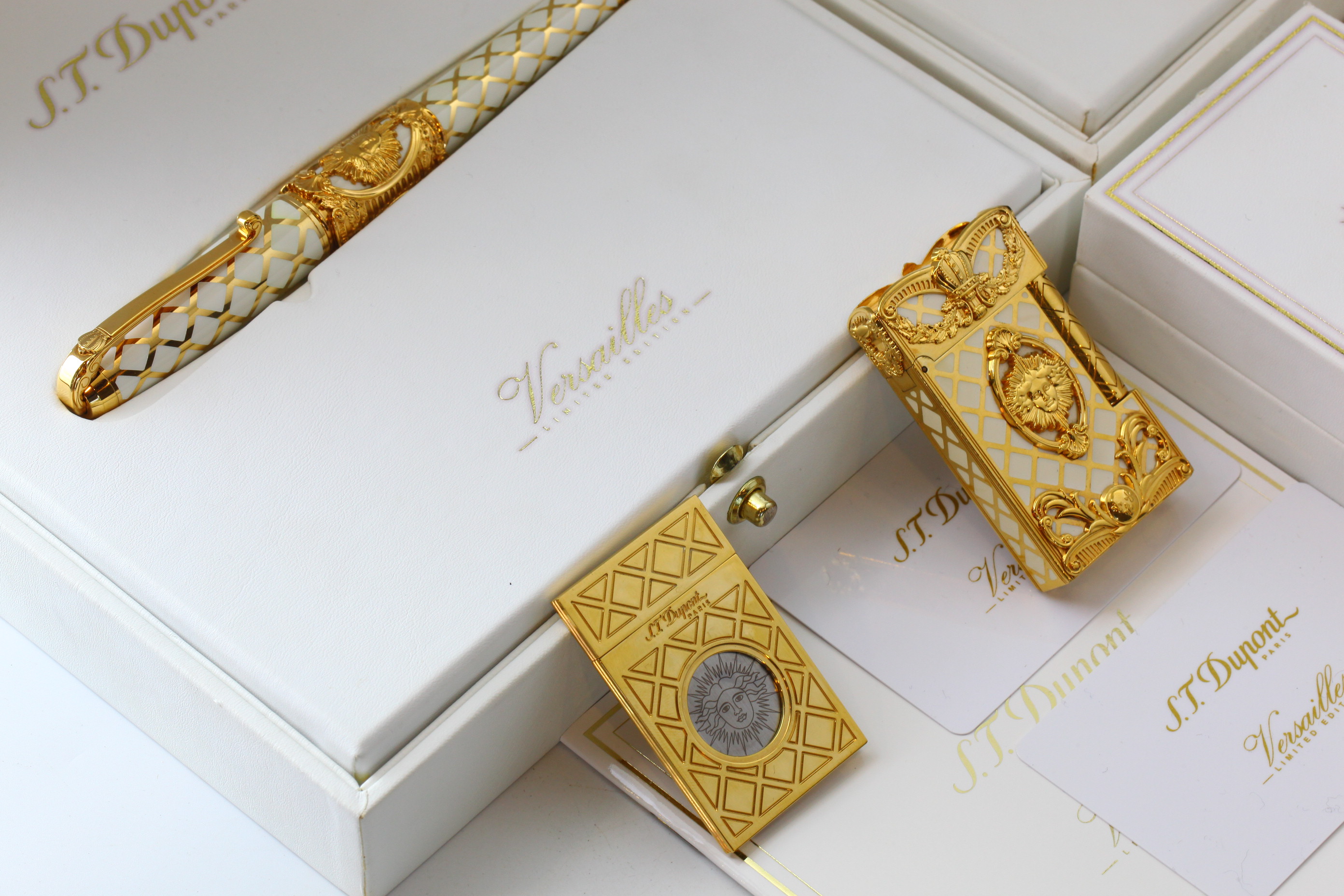 2006年都彭限量版打火机钢笔凡尔赛宫palaisdeversailles