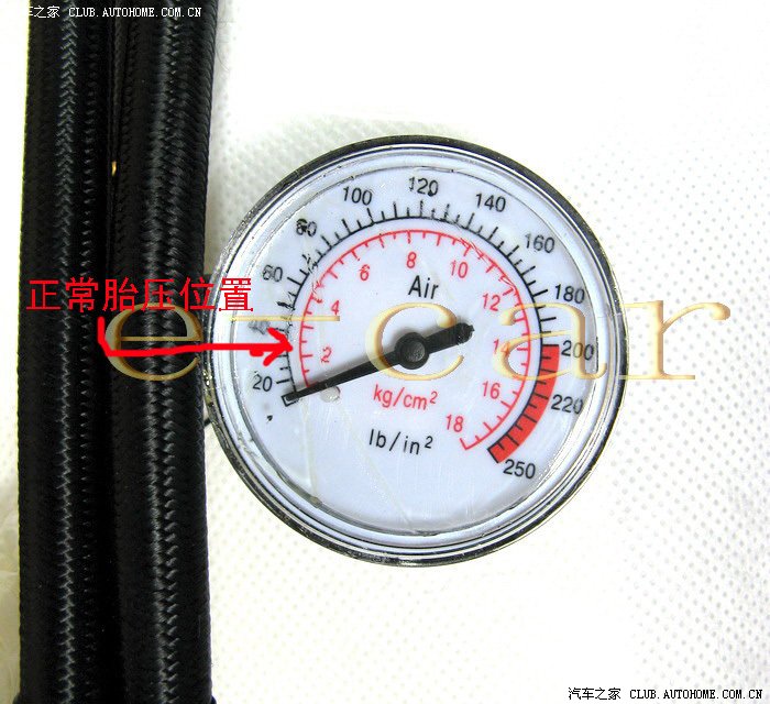 怎样看胎压表