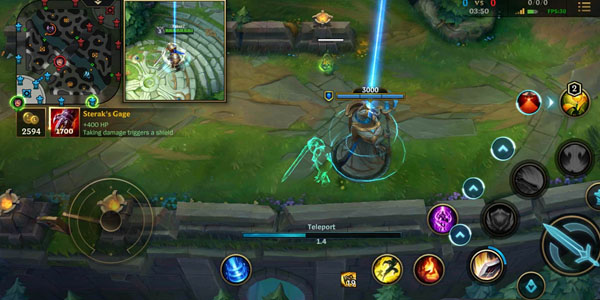 1,手游和端游是不一样,手游中传送不再是一个召唤师技能了,而是作为一