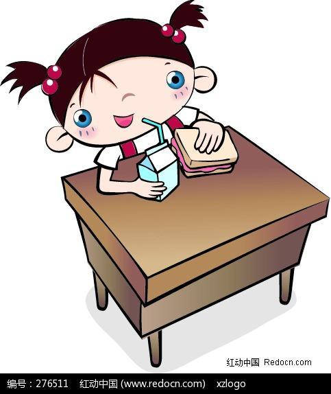 卡通图片吃饭简笔画图片大全简笔画吃早餐营养早餐简笔画画法步骤小