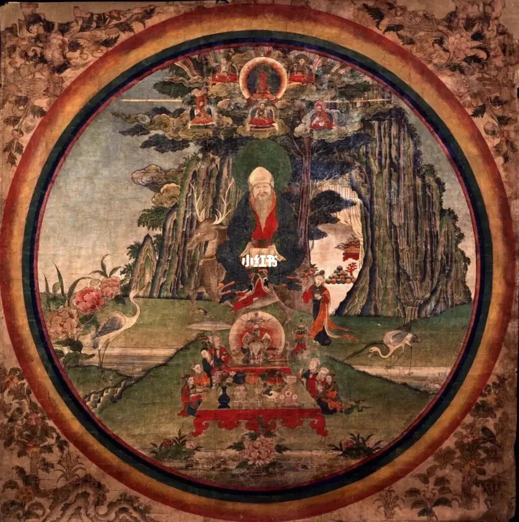 六长寿老唐卡