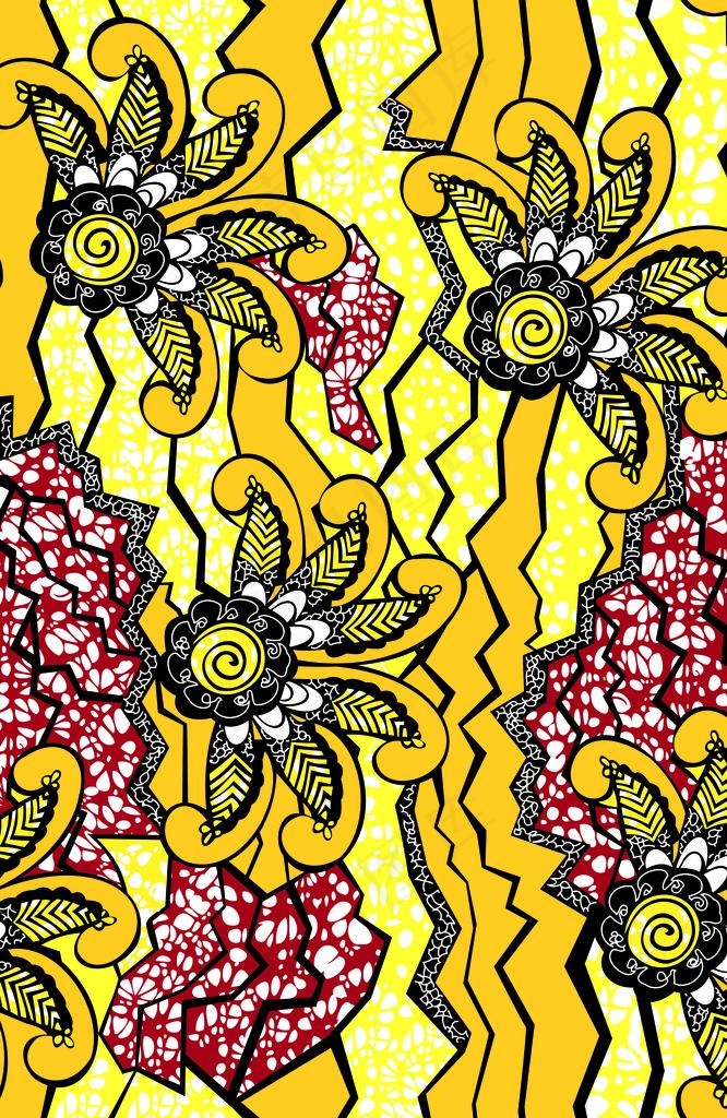 数码印花 热转印数码 印花图案图片