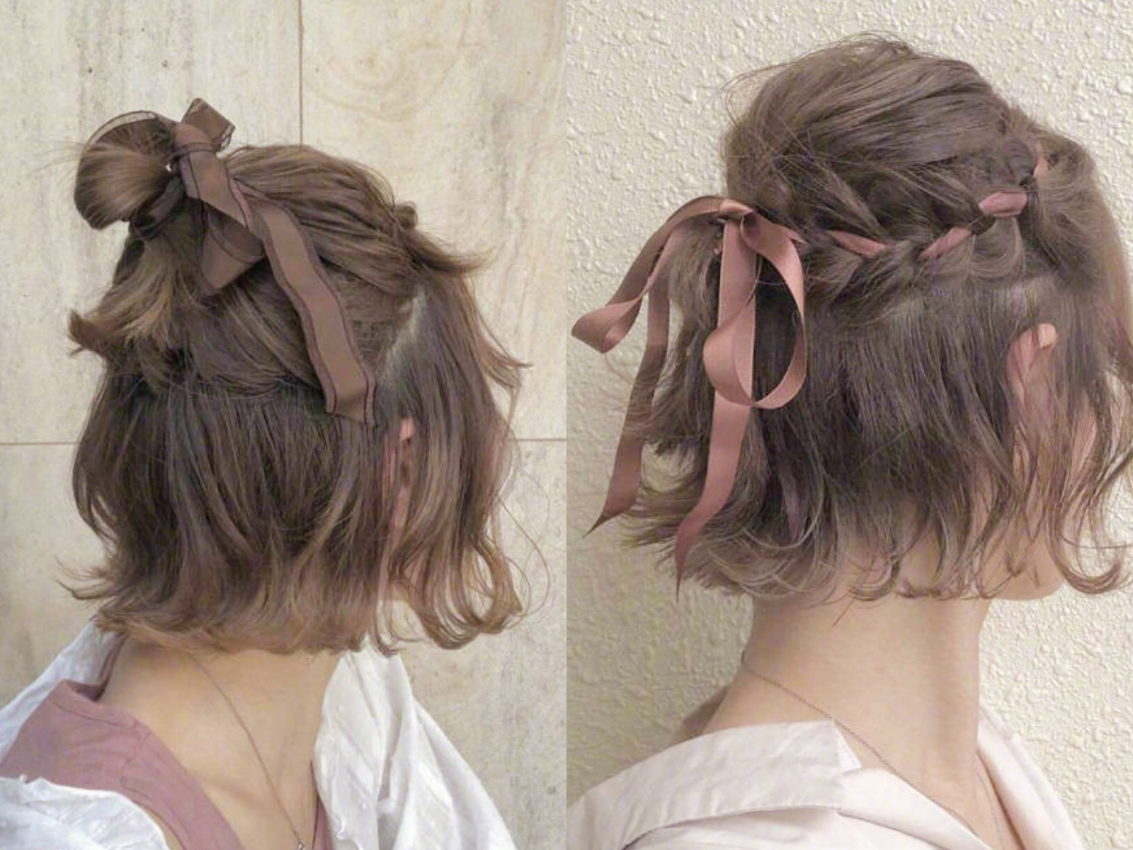 小仙女都爱的短发扎发,这样扎发好青春又时髦!