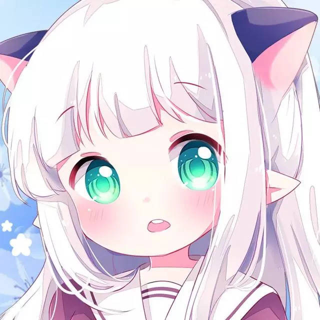 幸福对我说,你还太小|粉色萌系卡哇伊动漫女生头像
